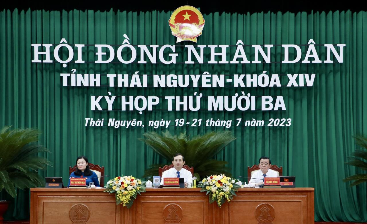 Khai mạc kỳ họp thứ mười ba, Hội đồng nhân dân tỉnh Thái Nguyên khóa XIV